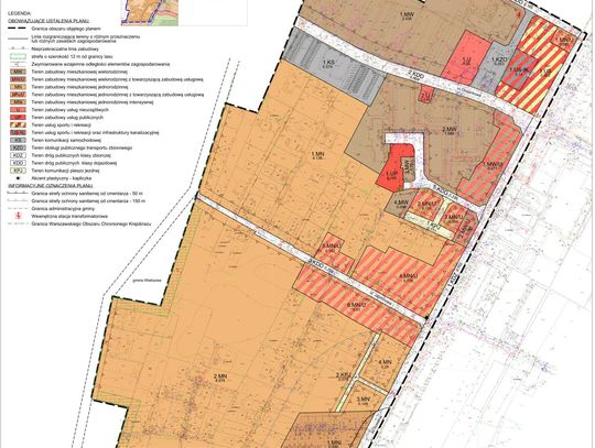 LEGIONOWO. Wyłożenie miejscowego planu dla III Parceli i Os. Młodych