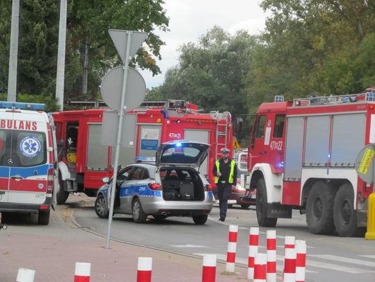 LEGIONOWO. Wypadek pod Netto. 2 osoby zostały ranne