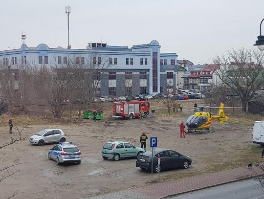 LEGIONOWO. Zawał przyczyną lądowania helikoptera