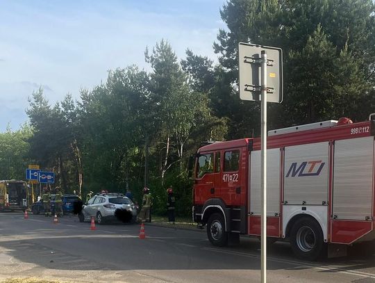 LEGIONOWO. Zderzenie na Strużańskiej. Jedna osoba w szpitalu