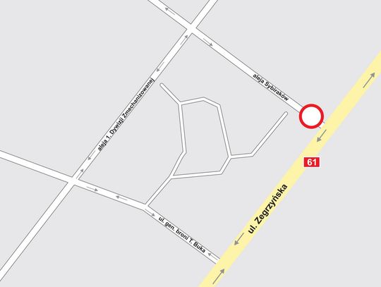 LEGIONOWO. Zmiana organizacji ruchu na al. Sybiraków