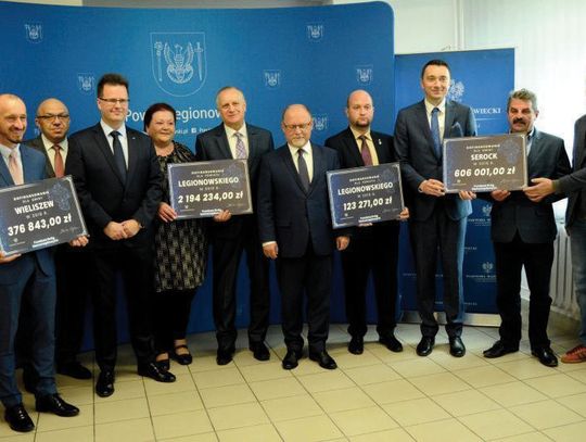 LEGIONOWSKI. 3 mln 300 tys. zł budowę i rozbudowę dróg w powiecie