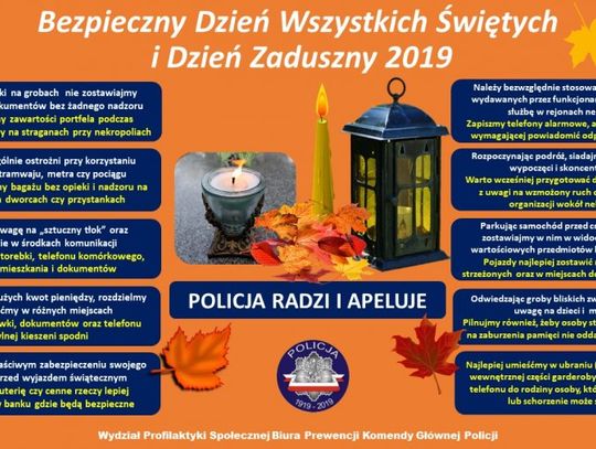 LEGIONOWSKI. Bezpieczny dzień wszystkich świętych i dzień zaduszny