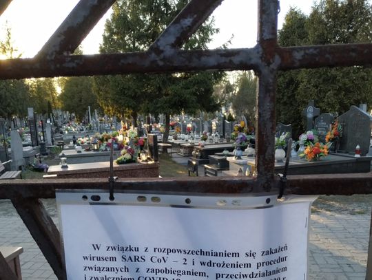 LEGIONOWSKI. Cmentarze będą zamknięte na dzień Wszystkich Świętych