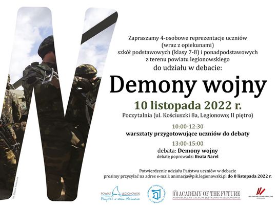 LEGIONOWSKI. Debata "Demony Wojny"