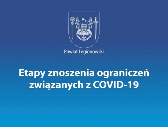 LEGIONOWSKI. Etapy znoszenia obostrzeń