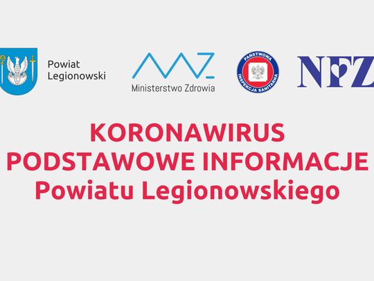 LEGIONOWSKI. Koronawirus - podstawowe informacje!