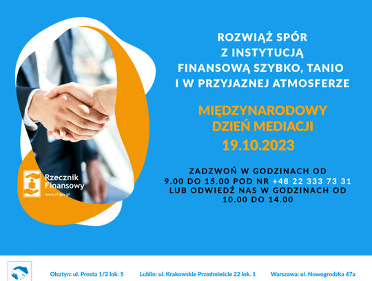 LEGIONOWSKI. Międzynarodowy Dzień Mediacji