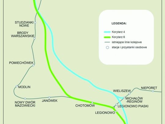 LEGIONOWSKI. Pełny harmonogram spotkań ws. nowej linii kolejowej