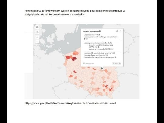 LEGIONOWSKI. Pierwsi na Mazowszu pod względem zakażeń. Powrót koronawirusa?