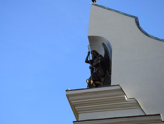 LEGIONOWSKI. Poświęcenie figury Michała Archanioła - patrona policjantów