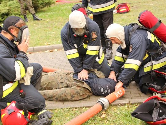 LEGIONOWSKI. Pożar w zegrzyńskich koszarach
