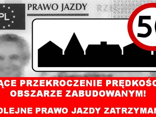 LEGIONOWSKI. Przekroczyli prędkość o 50 km - stracili prawo jazdy