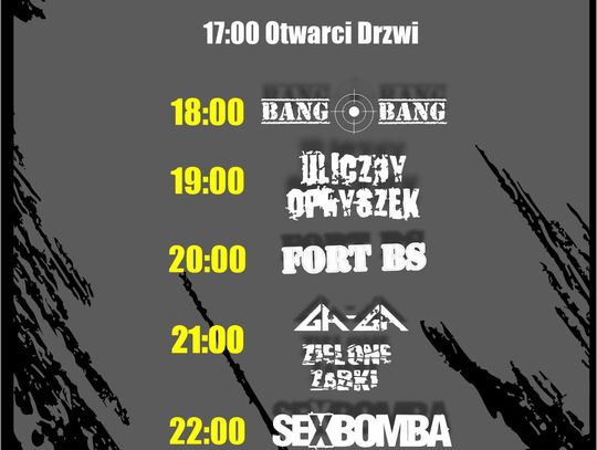 LEGIONOWSKI. PUNK FEST 2024 - Bang Bang, Fort BS, GA-GA Zielone Żabki, Sexbomba, TZN Xenna i Uliczny Opryszek!