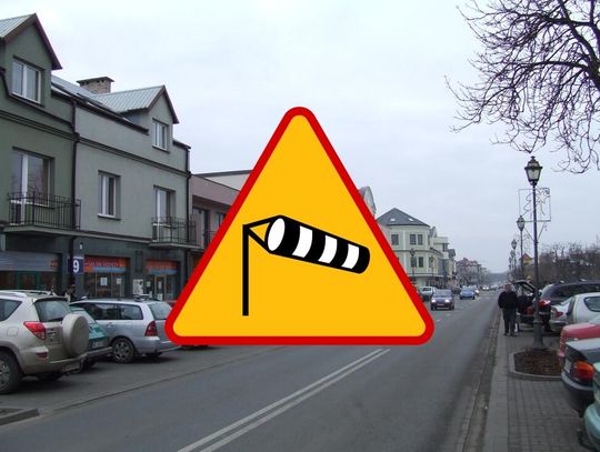 LEGIONOWSKI. Silny wiatr do 80 km/h - OSTRZEŻENIE 