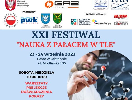 LEGIONOWSKI. XXI Festiwal Nauka z Pałacem w tle - program imprezy