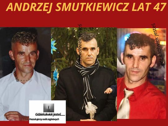 LEGIONOWSKI. Zaginął Andrzej Smutkiewicz