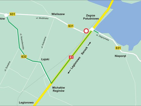 LEGIONOWSKI. Zamknięty przejazd kolejowy w Wieliszewie