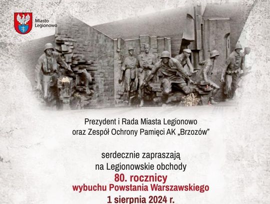 Legionowskie obchody 80. rocznicy wybuchu Powstania Warszawskiego