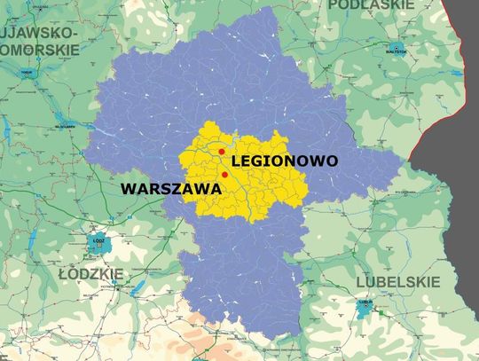 MAZOWSZE. Powiat Legionowski w województwie warszawskim – Nowy Dwór Maz., Pułtusk oraz Ciechanów pozostaną w województwie mazowieckim?