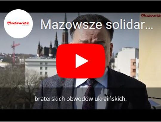 Mazowsze solidarne z Ukrainą