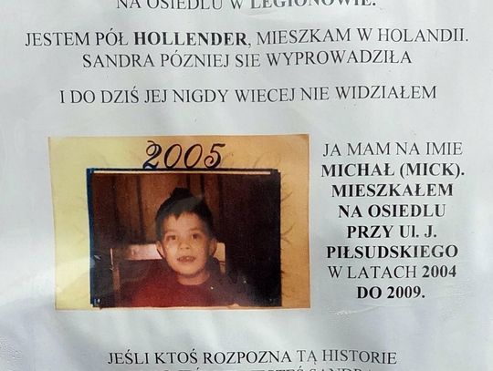 Michał po latach szuka Sandry