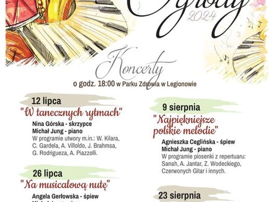 Muzyczne ogrody w Legionowie – letnia uczta dla melomanów