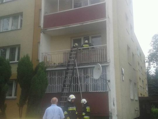 Nie chciała wpuścić hydraulika, interweniowała straż pożarna oraz policja