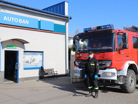 NIEPORĘT. Firma Autoban zdezynfekuje 6 samochodów OSP z Nieporętu