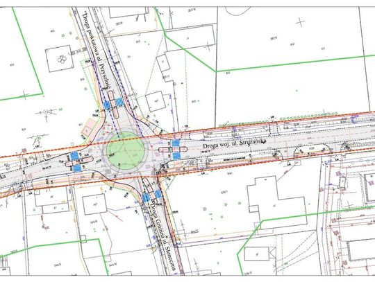 NIEPORĘT. Nowe rondo w Stanisławowie Pierwszym przy Strużańskiej [PROJEKT]