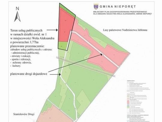 NIEPORĘT. Powstanie szkoła w lesie w Woli Aleksandra? Nowy kompleks oświatowy w gminie?