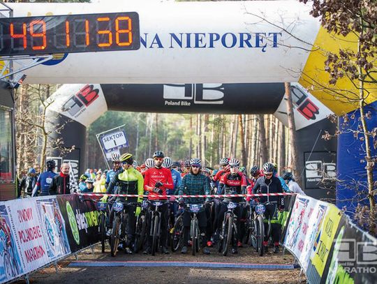 NIEPORĘT. Rozgrzewka przed latem - Inauguracja Zimowego Poland Bike Marathon