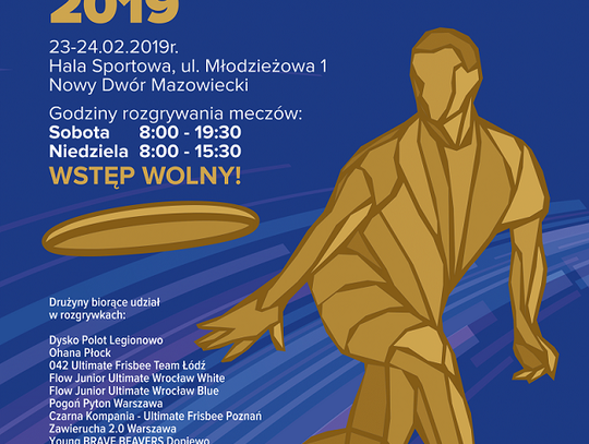 NOWY DWÓR MAZ. Halowe Mistrzostwa Polski 3 Ligi Ultimate Frisbee