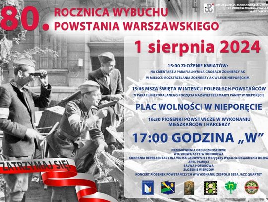 Obchody 80. rocznicy wybuchu Powstania Warszawskiego