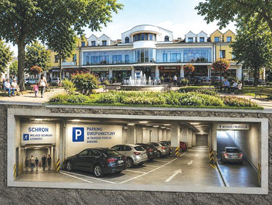 Parking i schron pod legionowskim Rynkiem?