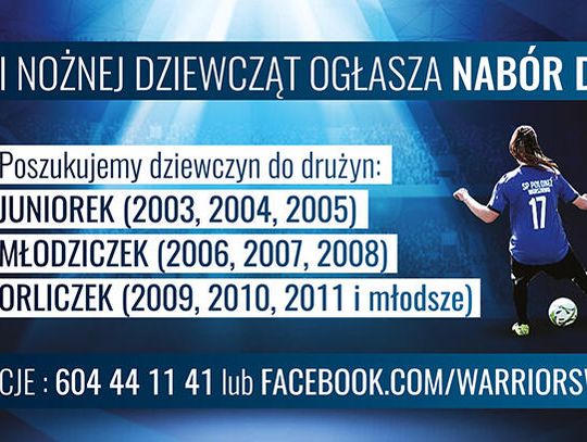 PIŁKA NOŻNA. Nabór do Stowarzyszenia Piłkarskiego  – POLONEZ WARSZAWA