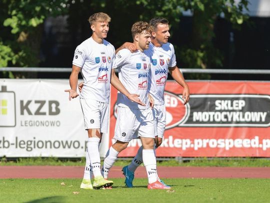 PIŁKA NOŻNA. Zwycięstwo na początek. Legionovia – Jagiellonia II Białystok 2-0 (2-0)