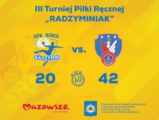 PIŁKA RĘCZNA.Trzeci i pierwszy. Gra KPR Legionowo