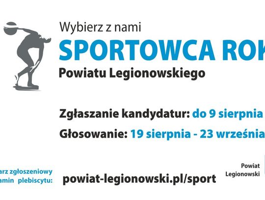 Plebiscyt na Najlepszego Sportowca Powiatu Legionowskiego 2023