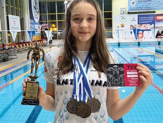 PŁYWANIE. Tosia w roli głównej. Grand Prix Ciechanowa