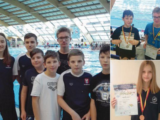PŁYWANIE. Trójka na podium