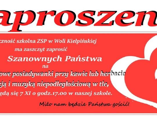 Poezja i herbata dla Niepodległej