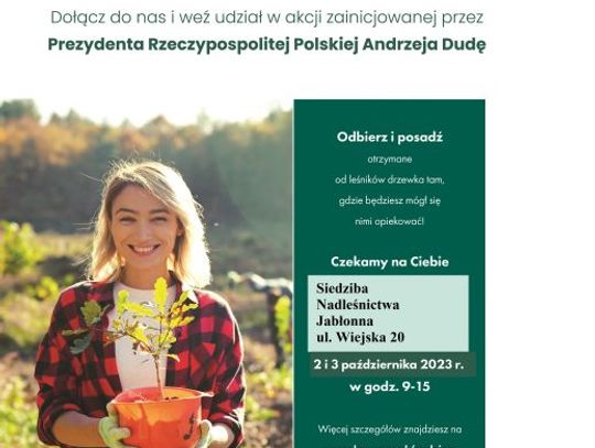 Posadź drzewo z Prezydentem RP i leśnikami