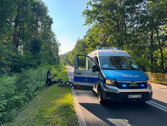 Pościg za motocyklistą bez uprawnień. 19-latek nie zatrzymał się do kontroli