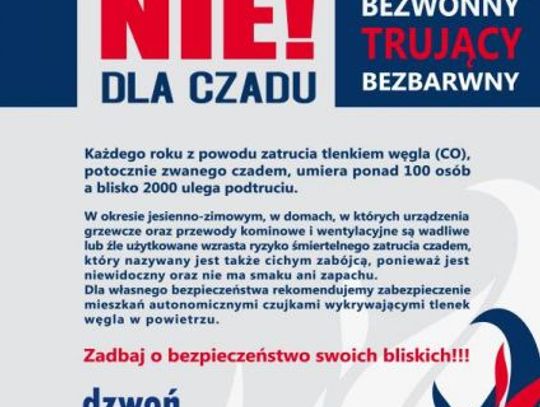 POWIAT. Czad zabija po cichu