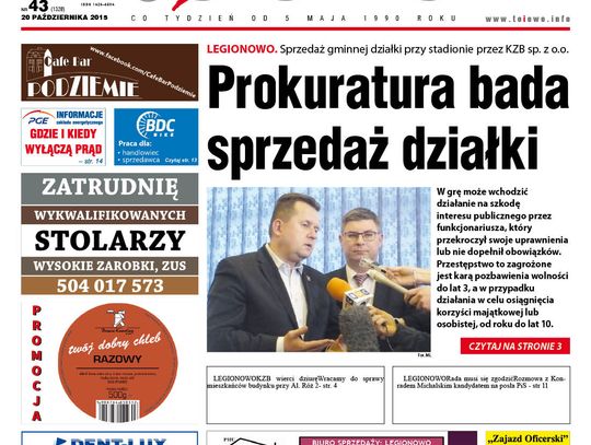POWIAT. Lokalne podsumowanie 2015 roku