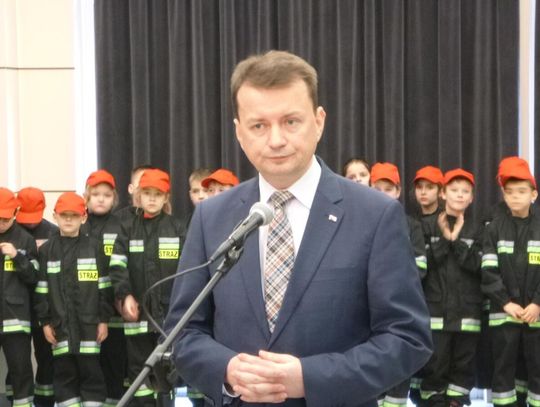 POWIAT. Minister Błaszczak wśród młodych druhów