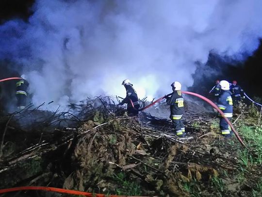 Pożar w środku nocy