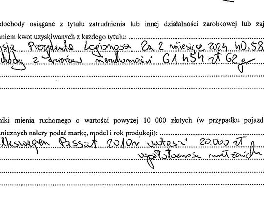 Pożegnalne oświadczenie prezydenta Smogorzewskiego