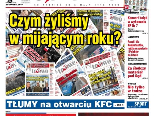Przegląd wydania nr. 52